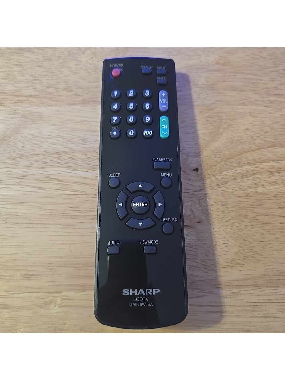 Sharp GA566WJSA Remote Control Tested Working Cleaned OEM